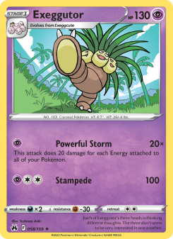 Exeggutor CRZ 058