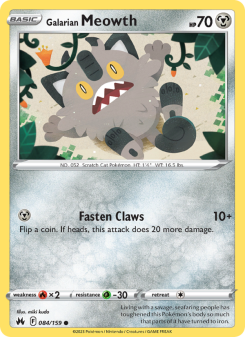 Galarian Meowth CRZ 084