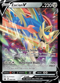 Zacian V CRZ 095
