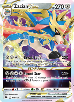 Zacian VSTAR CRZ 096