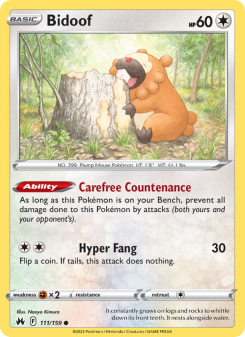 Bidoof CRZ 111