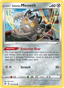 Galarian Meowth RCL 126