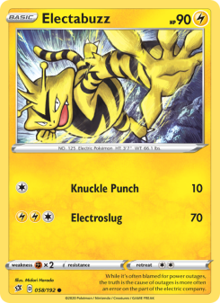 Electabuzz RCL 58
