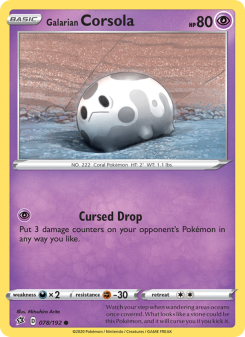Galarian Corsola RCL 78