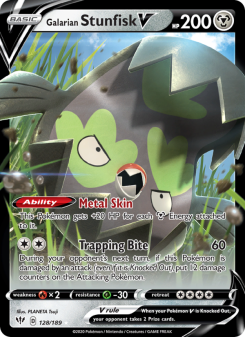 Galarian Stunfisk V DAA 128