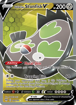 Galarian Stunfisk V DAA 184