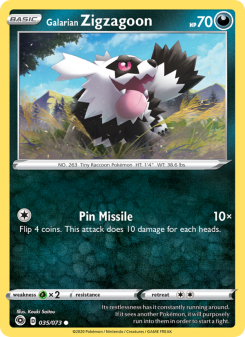 Galarian Zigzagoon CPA 35