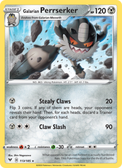 Galarian Perrserker VIV 113