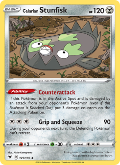 Galarian Stunfisk VIV 125