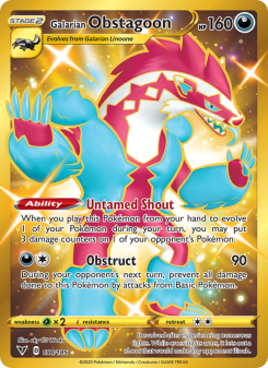 Galarian Obstagoon VIV 198