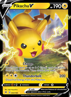 Pikachu V VIV 43