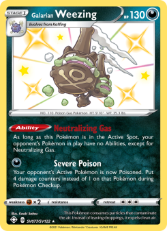 Galarian Weezing SHF SV077