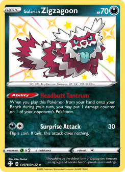 Galarian Zigzagoon SHF SV078