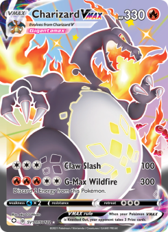 Charizard VMAX #SV107 — Destino Splendente