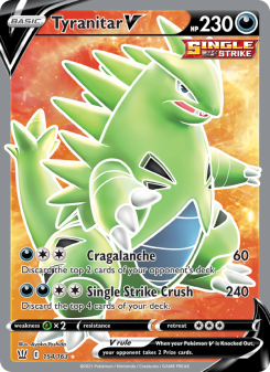 Tyranitar V BST 154