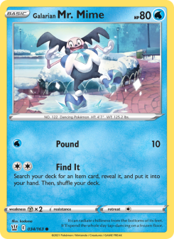Galarian Mr. Mime BST 34