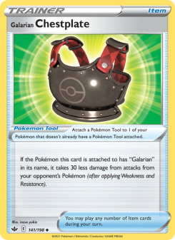 Galarian Chestplate CRE 141