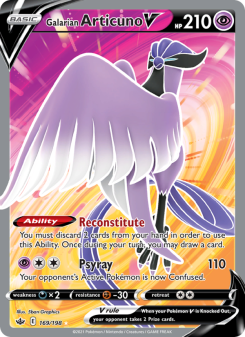 Galarian Articuno V CRE 169