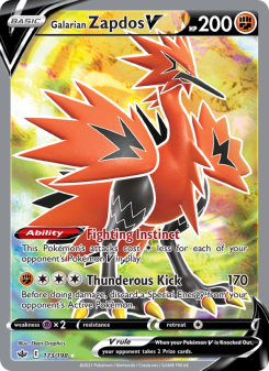 Galarian Zapdos V CRE 173