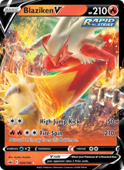 Blaziken V CRE 20