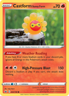 Castform Sunny Form CRE 22