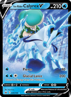 Ice Rider Calyrex V CRE 45