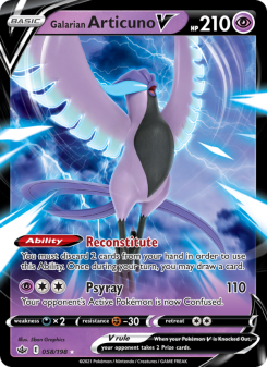 Galarian Articuno V CRE 58
