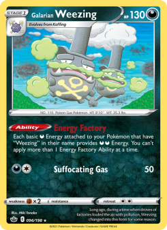 Galarian Weezing CRE 96