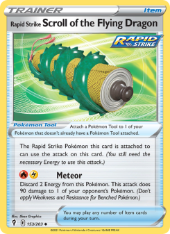 Rapid Strike Scroll of the Flying Dragon EVS 153