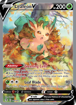 Leafeon V EVS 167