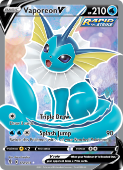 Vaporeon V EVS 172