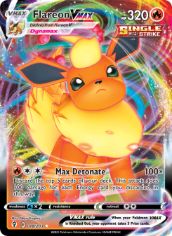 Flareon VMAX EVS 18