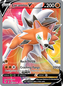 Lycanroc V EVS 187