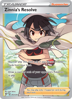 Zinnia's Resolve EVS 203