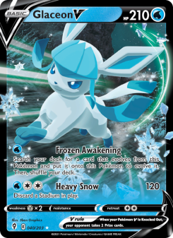 Glaceon V EVS 40