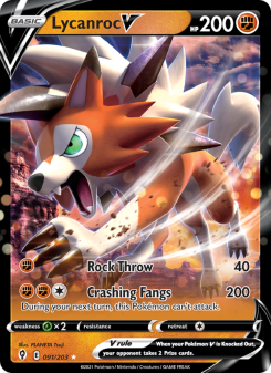Lycanroc V EVS 91