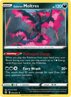 Galarian Moltres EVS 93