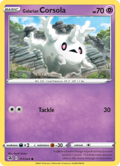 Galarian Corsola FST 117
