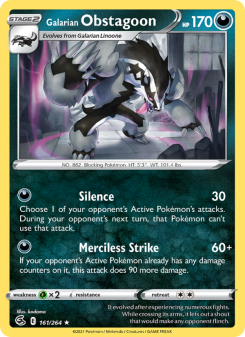 Galarian Obstagoon FST 161