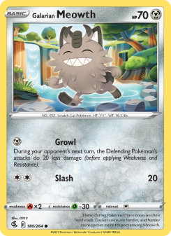 Galarian Meowth FST 180