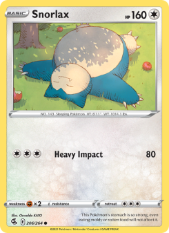Snorlax FST 206
