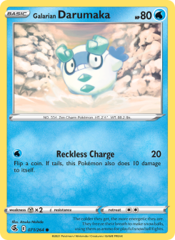 Galarian Darumaka FST 71