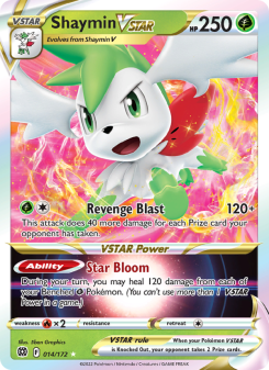 Shaymin VSTAR BRS 014