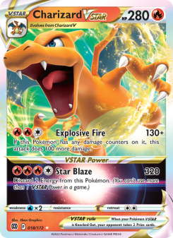 Charizard VSTAR BRS 018