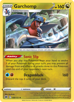 Garchomp BRS 109