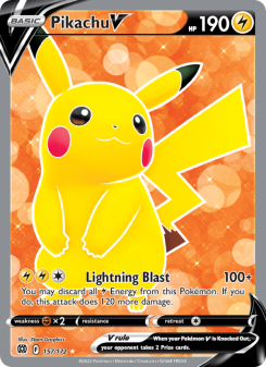 Pikachu V BRS 157