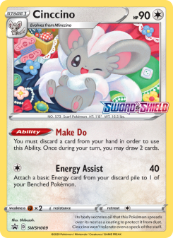 Cinccino SWSHP SWSH009