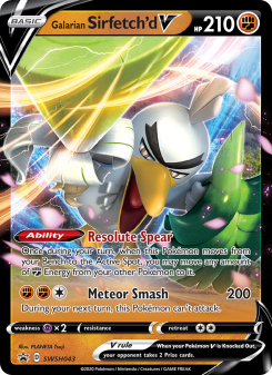 Galarian Sirfetch'd V SWSHP SWSH043