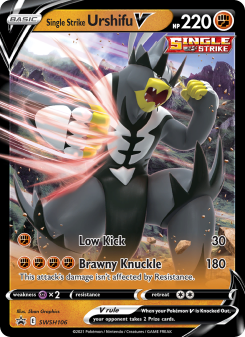 Single Strike Urshifu V SWSHP SWSH106