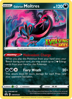 Galarian Moltres SWSHP SWSH125